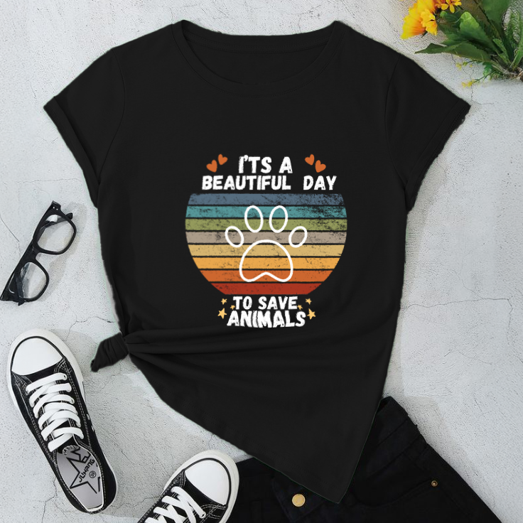 Rainbow Paw Print Unisex Softstyle T-Shirt