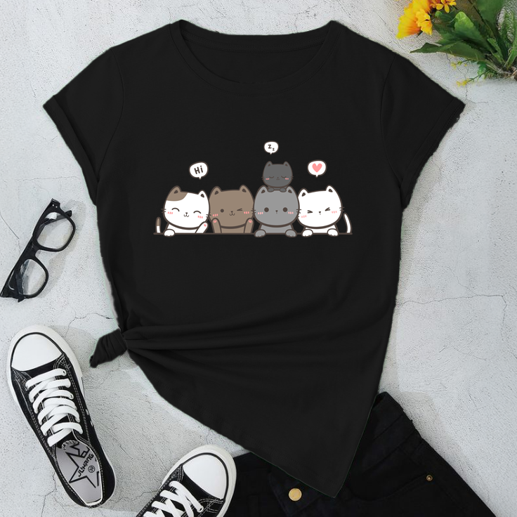 Cute Animal Friends T-Shirt | Unisex Softstyle Tee for Pet Lovers