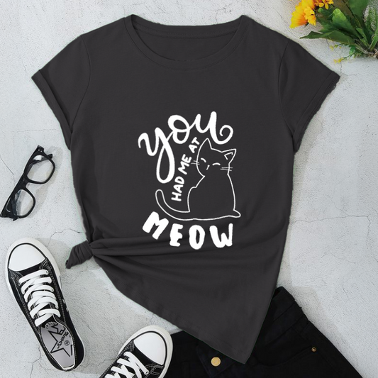 You Had Me At Meow Graphic Tee