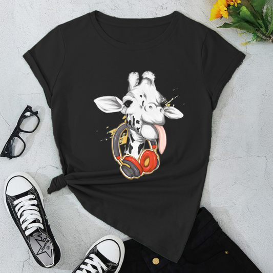 Cool Giraffe Graphic Tee