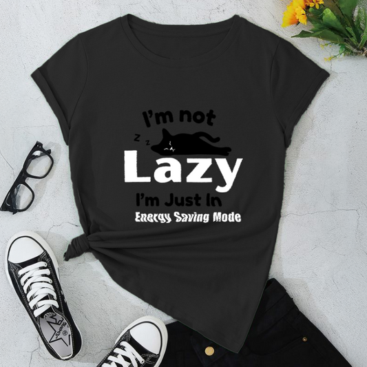 Funny Lazy Energy Saving Mode Unisex T-Shirt