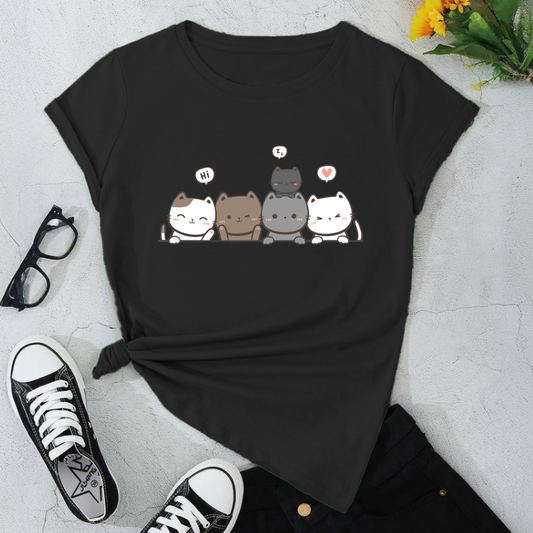 Cute Animal Friends T-Shirt | Unisex Softstyle Tee for Pet Lovers