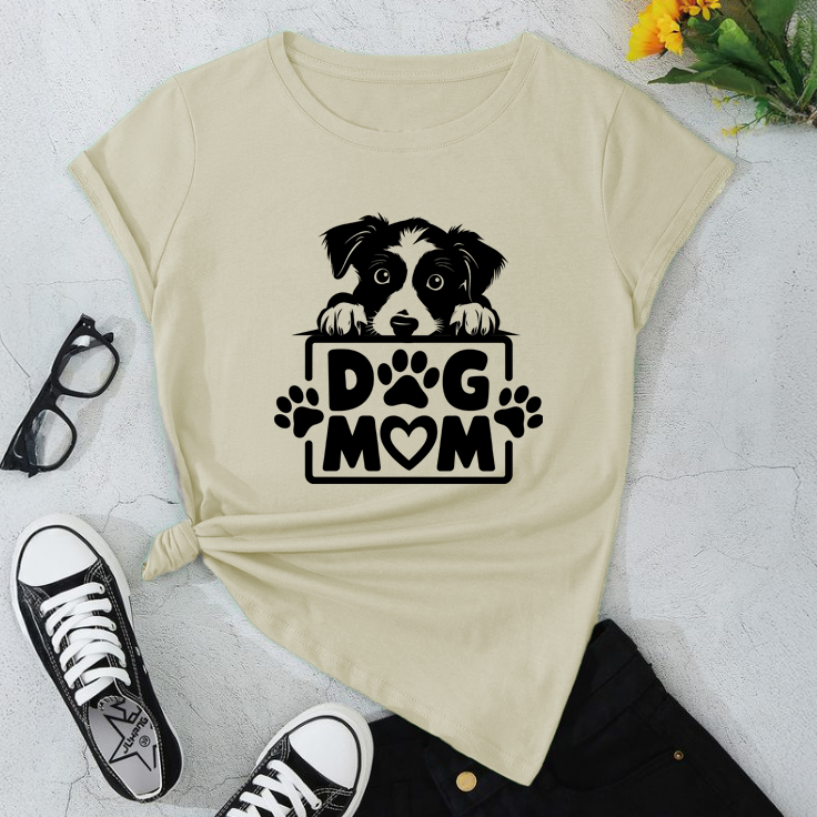 Dog Mom Unisex Softstyle T-Shirt / Pet Lover Tee