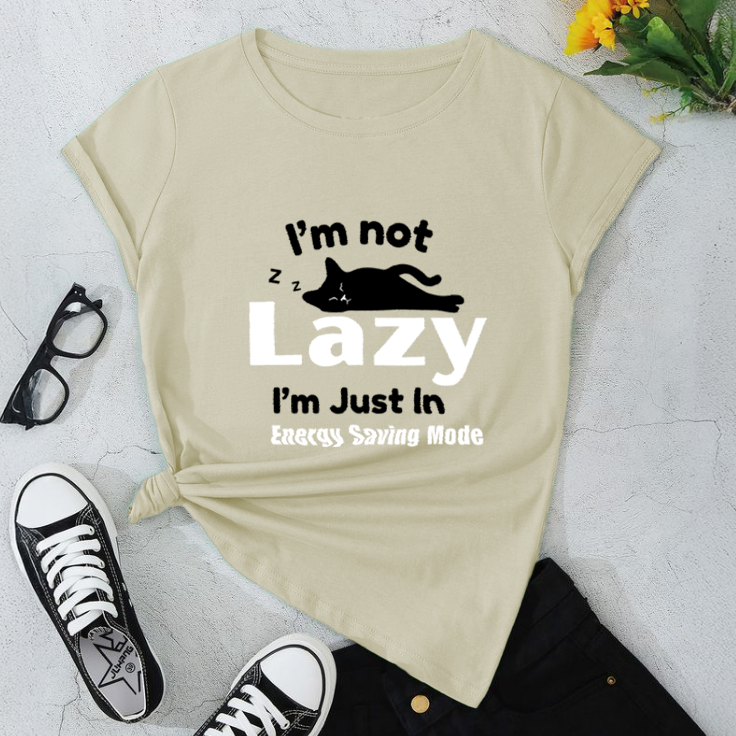 Funny Lazy Energy Saving Mode Unisex T-Shirt