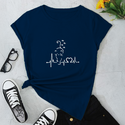 Cute & Lovely Cat Softstyle T-Shirt