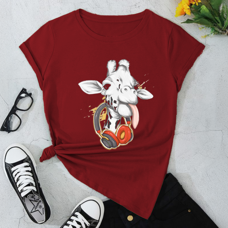 Cool Giraffe Graphic Tee