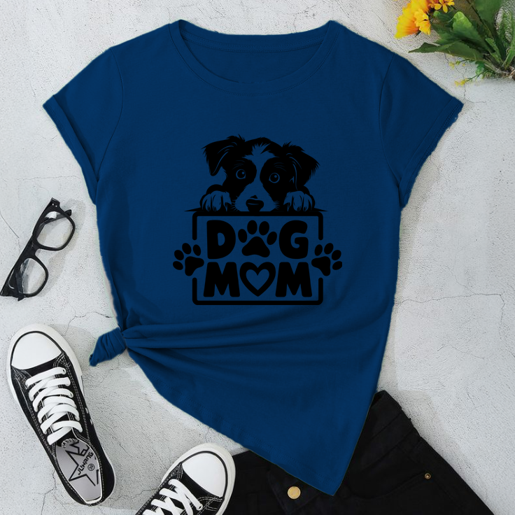 Dog Mom Unisex Softstyle T-Shirt / Pet Lover Tee