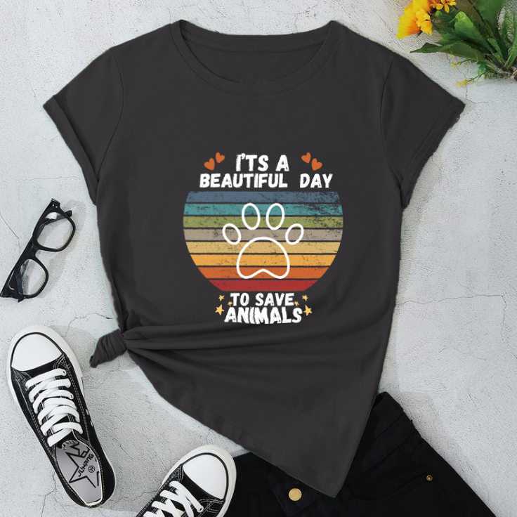 Rainbow Paw Print Unisex Softstyle T-Shirt