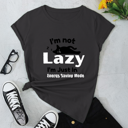 Funny Lazy Energy Saving Mode Unisex T-Shirt