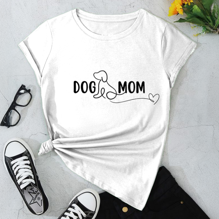 Dog Mom T-Shirt / Pet Parent Gift