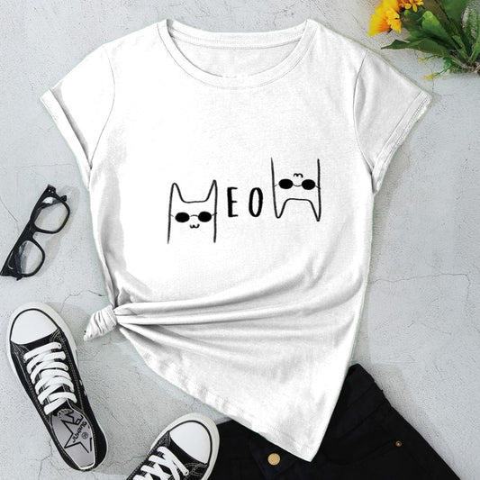 Meow Graphic Unisex T-Shirt / Casual Wear