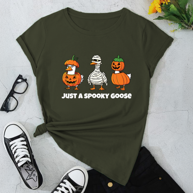 Halloween Themed Unisex T-Shirt - Cute Duck Costumes
