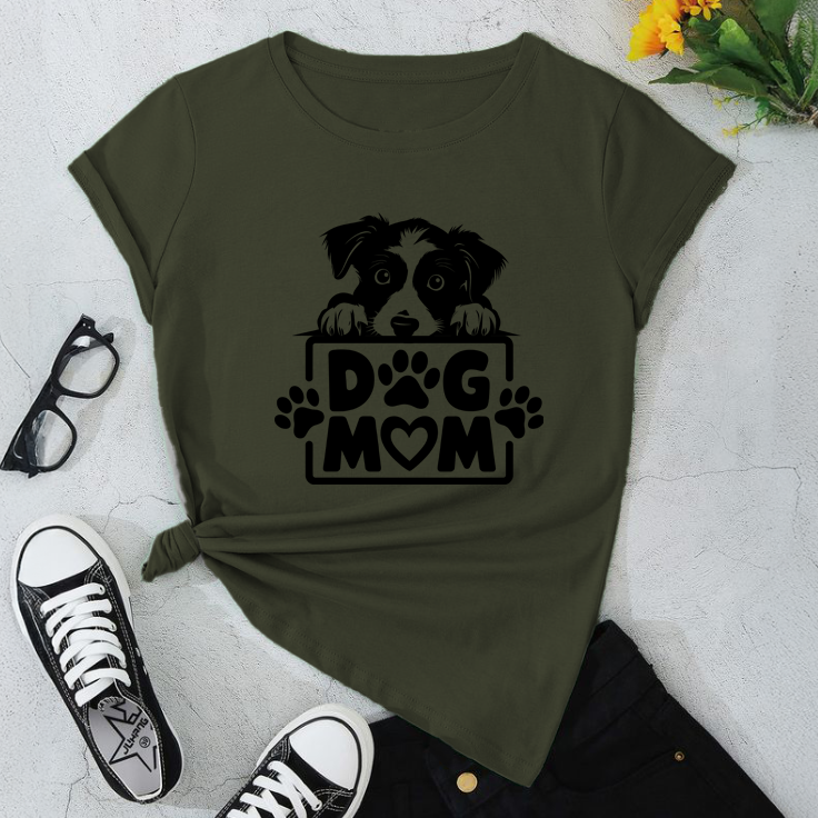 Dog Mom Unisex Softstyle T-Shirt / Pet Lover Tee