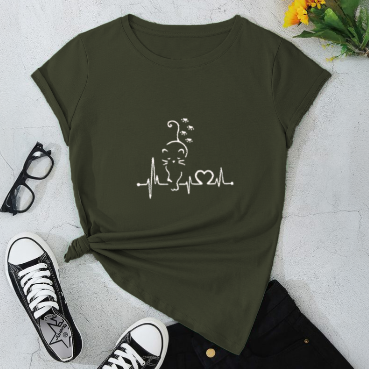 Cute & Lovely Cat Softstyle T-Shirt