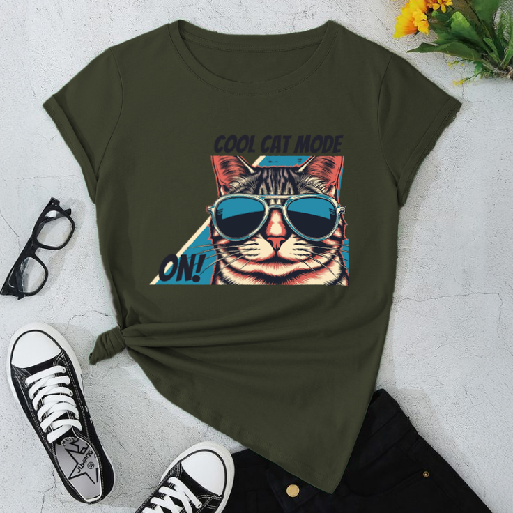 Cool Cat Mode On! T-Shirt