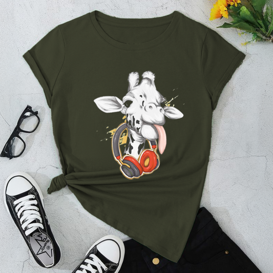 Cool Giraffe Graphic Tee