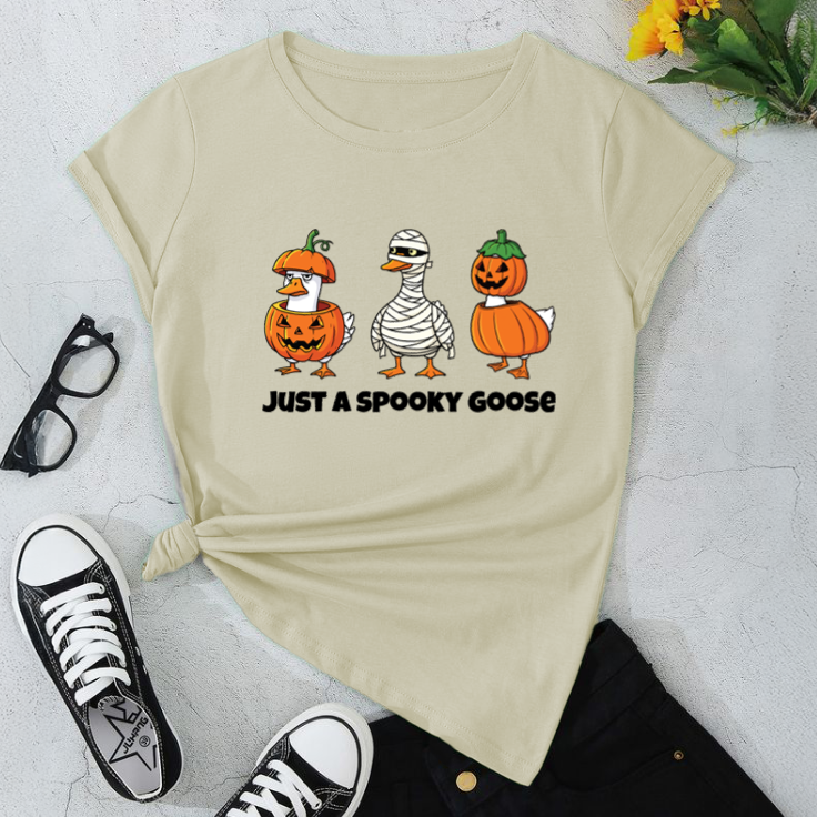 Halloween Themed Unisex T-Shirt - Cute Duck Costumes
