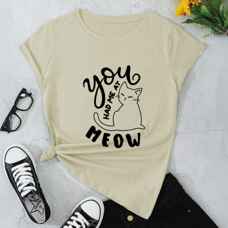 You Had Me At Meow Graphic Tee
