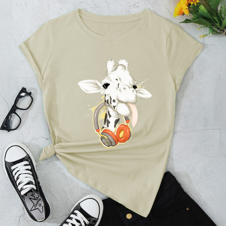 Cool Giraffe Graphic Tee
