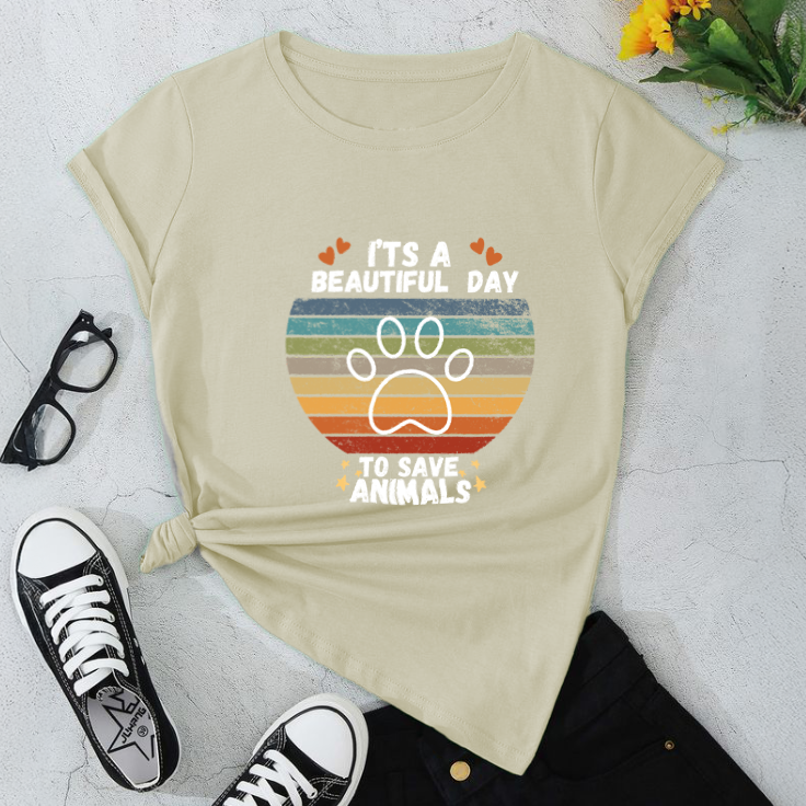 Rainbow Paw Print Unisex Softstyle T-Shirt