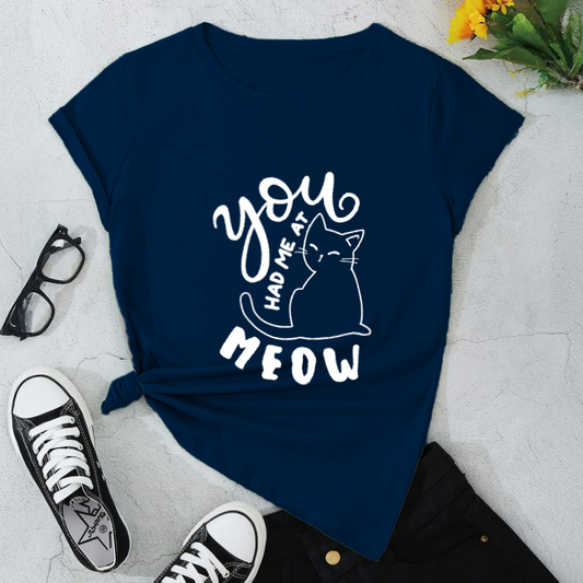 You Had Me At Meow Graphic Tee