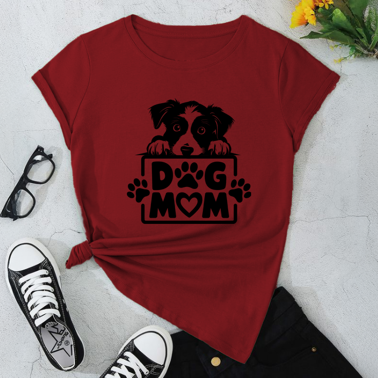 Dog Mom Unisex Softstyle T-Shirt / Pet Lover Tee