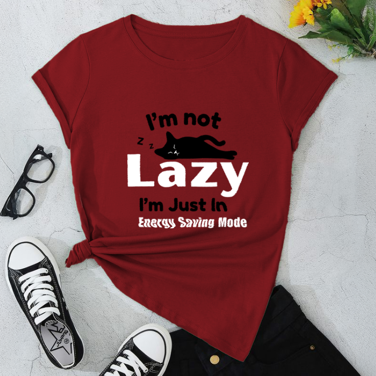 Funny Lazy Energy Saving Mode Unisex T-Shirt