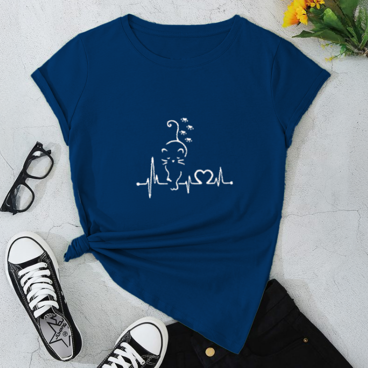 Cute & Lovely Cat Softstyle T-Shirt