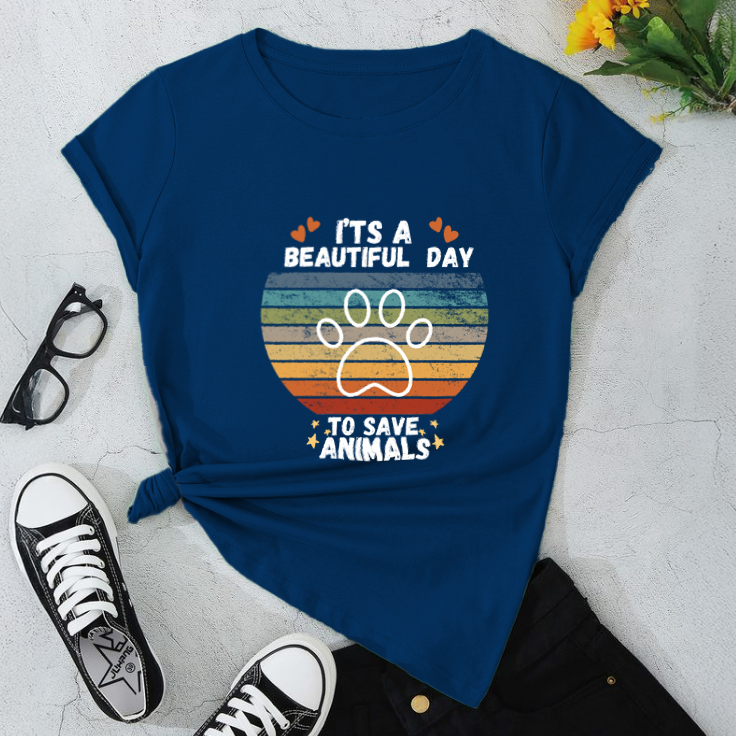 Rainbow Paw Print Unisex Softstyle T-Shirt