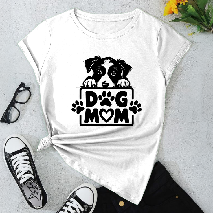Dog Mom Unisex Softstyle T-Shirt / Pet Lover Tee