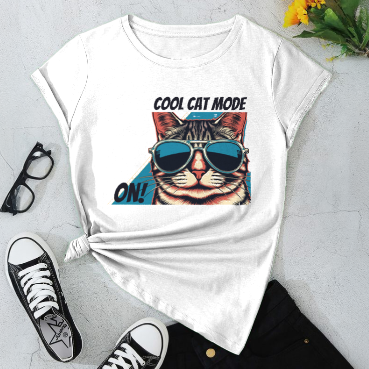 Cool Cat Mode On! T-Shirt