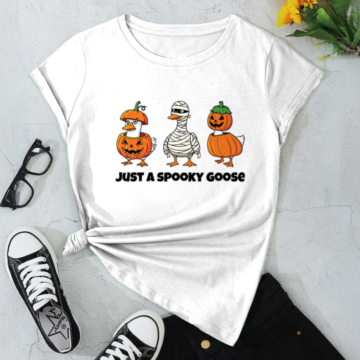 Halloween Themed Unisex T-Shirt - Cute Duck Costumes