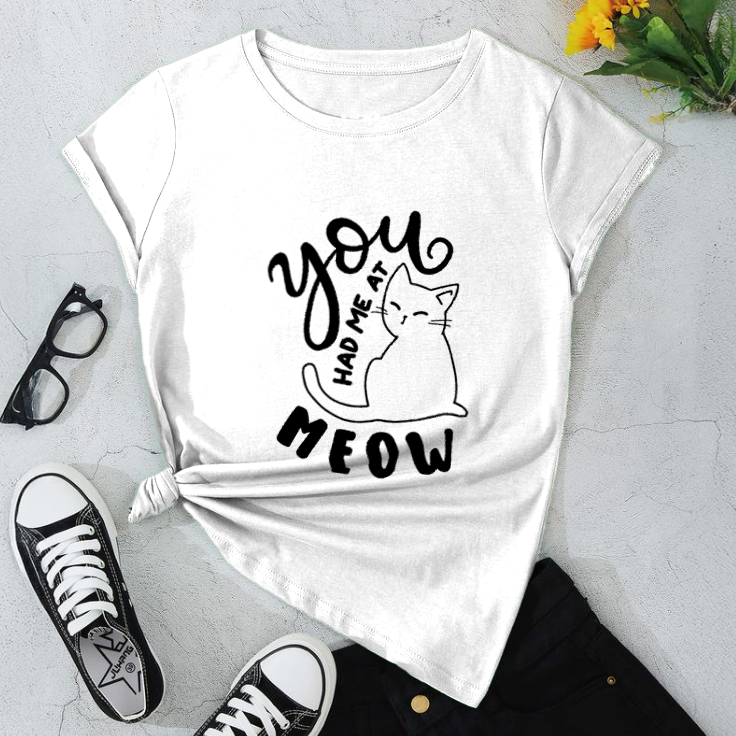 You Had Me At Meow Graphic Tee